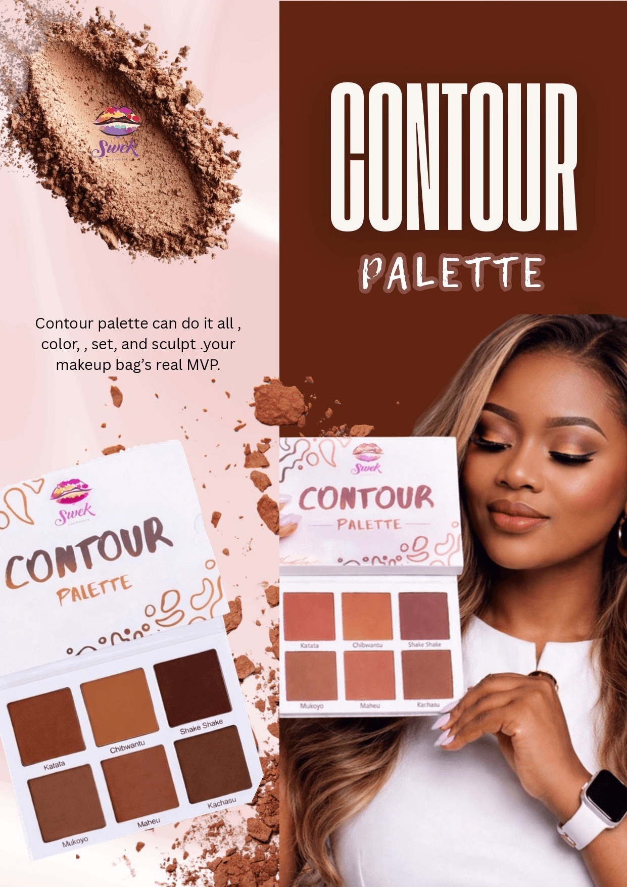 SWEK contour palette campaign