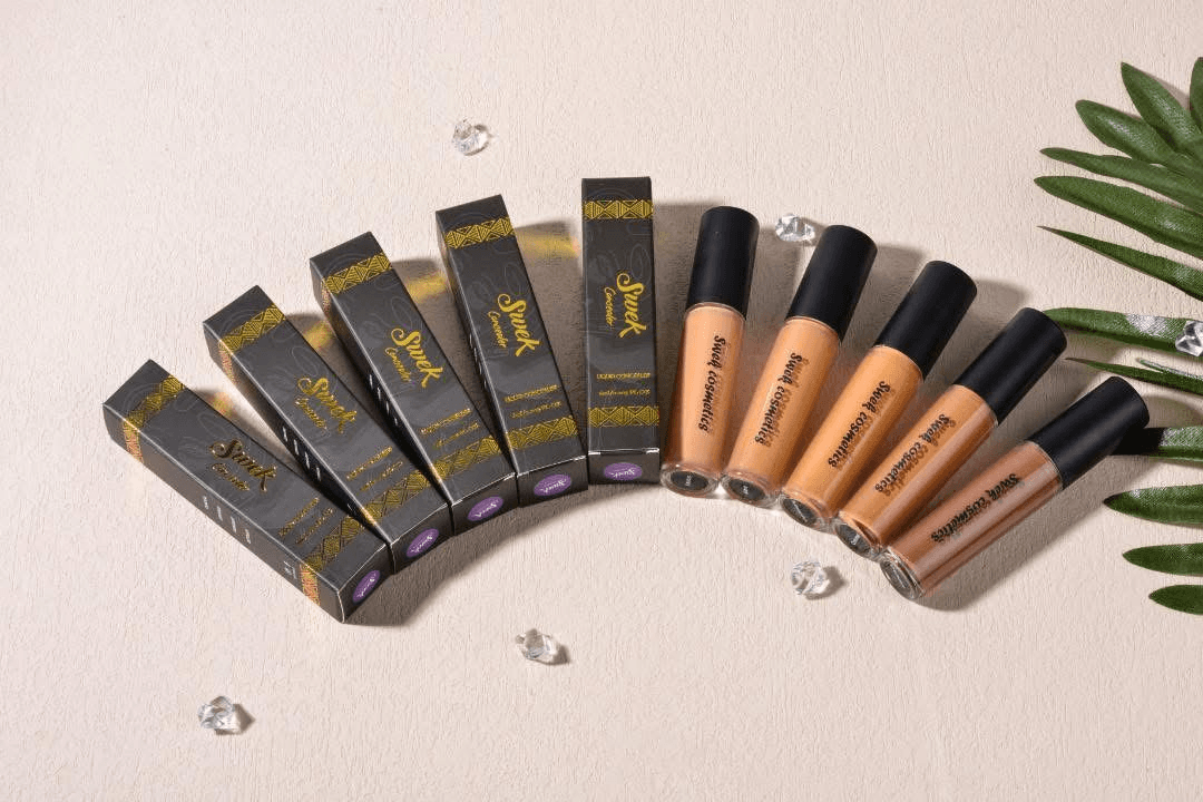 SWEK concealer boxes and tubes